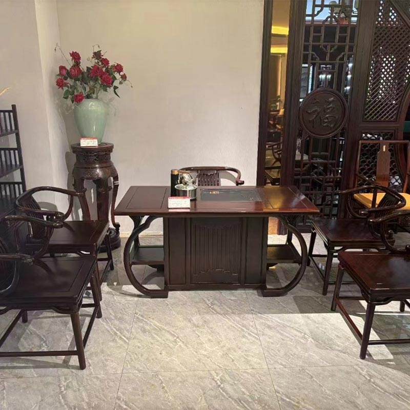 100% Meja Teh Gongfu Cina Kayu