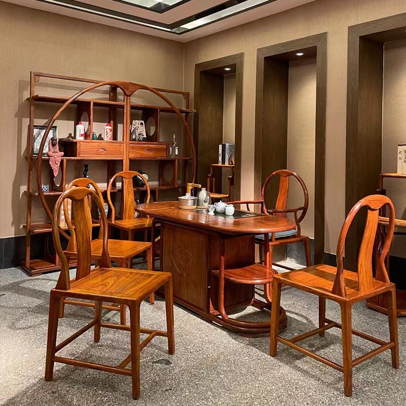 Meja Teh Rosewood Gaya Cina