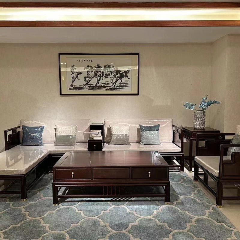 Sofa Ruangan Ebony Gaya Cina Anyar